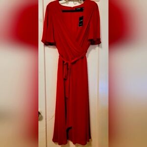 Ralph Lauren Chiffon wrap dress NWT!